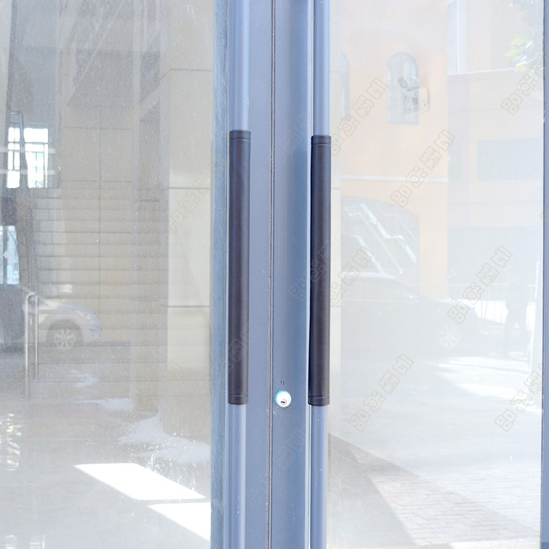 四季加厚皮革防撞门把手套扶手套免洗防静电拉手套海W绵防滑保护