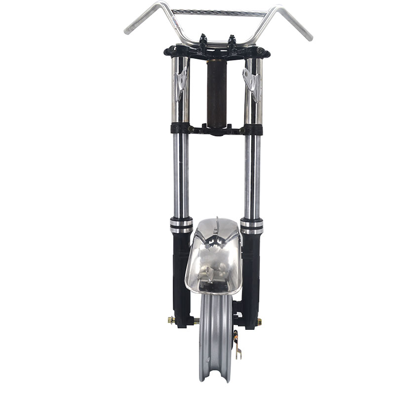 幸福云 电动三轮车l减震器总成 太子款车头配件 简易款前叉减震器