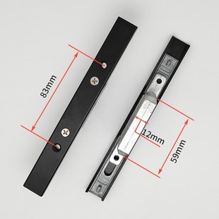 窗户锁盒铝合金平开窗锁扣断桥铝纱F窗锁盒门窗五金配件锁芯配件