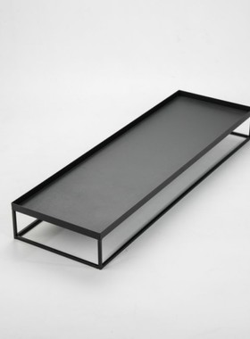 枯山水专用沙盘 实木托沙盘子 微景观底座盘 沙池 Y凹槽木盘子