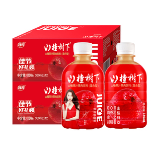 山楂樹下山楂汁果肉飲料350ml 12瓶2箱裝 批發特價 關曉彤推薦
