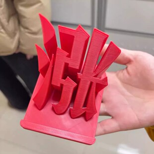 大盘涨停手机支架红色炫目造型创意桌面好寓意装饰股民办公摆件