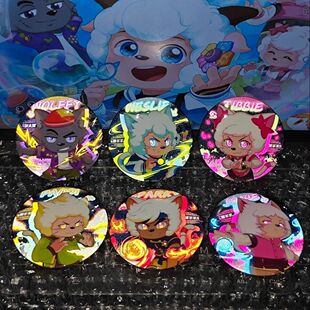 喜羊羊异国破晓宇宙周边可爱谷子吧唧学生自制朋友礼物徽章