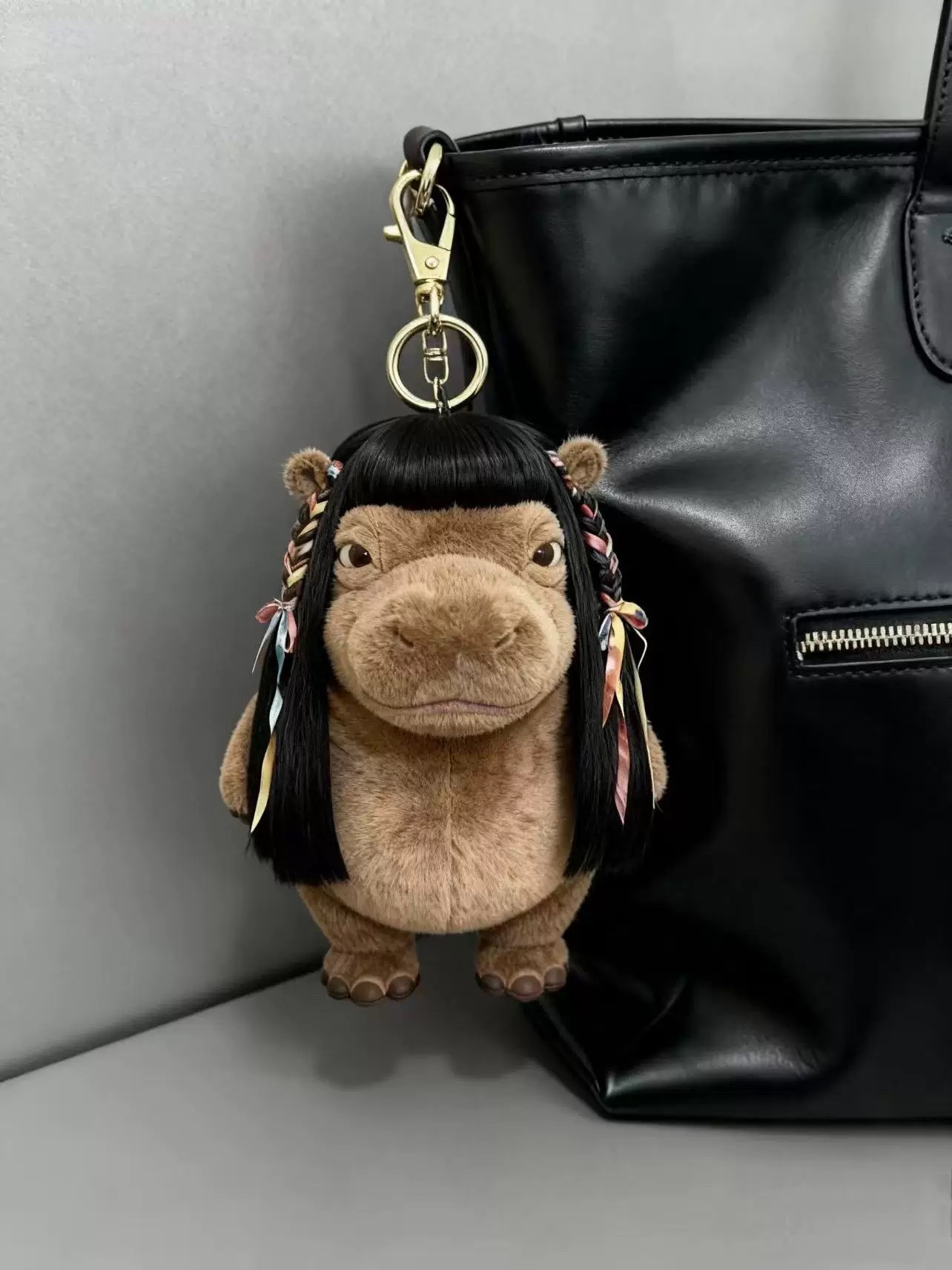 【小红书同款】河马挂件娃娃丑萌玩偶可爱包挂创意搞笑趣味送朋友