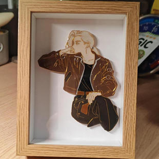 小红书同款 罗小黑战记2鹿野亚克力冰箱贴磁吸高颜值创意冰箱贴