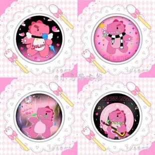 素龙周边汪苏泷可爱涂鸦自制吧唧亮面徽章小众胸针挂件痛包58mm