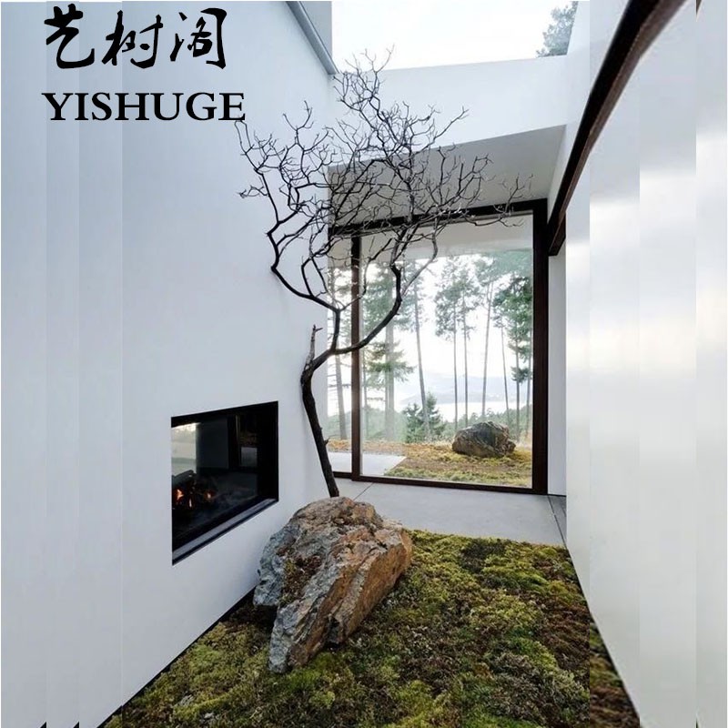 干树枝造景干枝枯树许愿树枯x树室内庭院造型树枝干原木树枝装饰