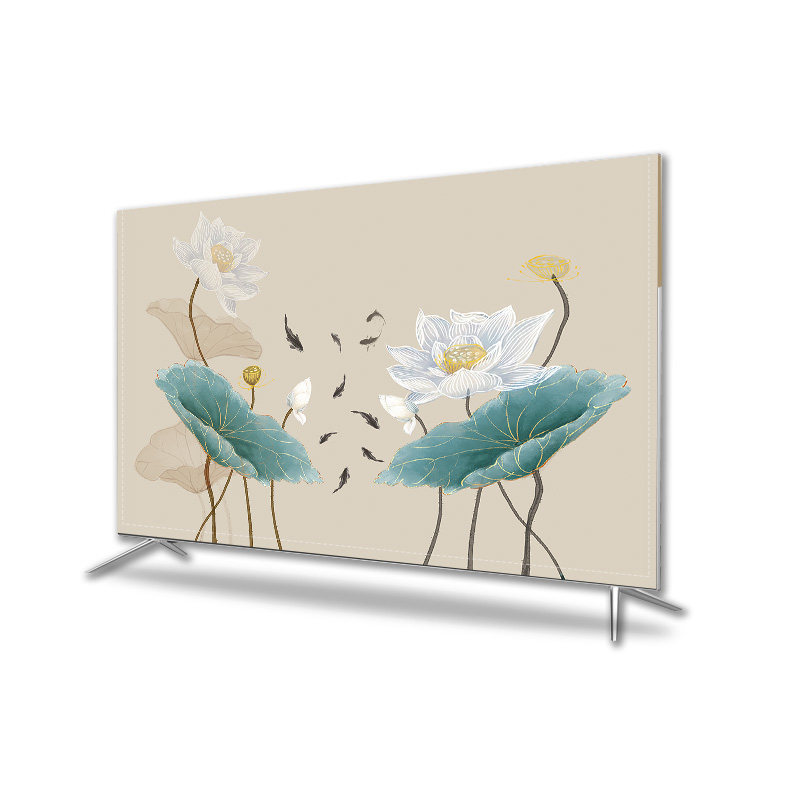 电视机防尘罩2023新款55寸6y5寸75寸电视套防尘布罩简约电视布盖