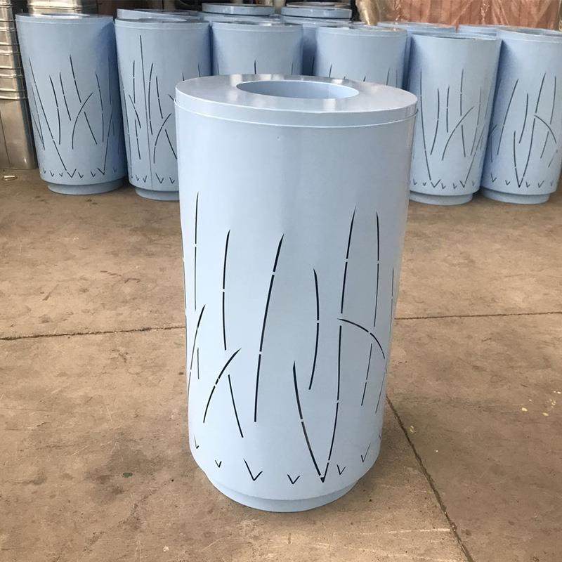 厂家可不锈钢果皮桶圆形立式垃圾桶公共靠墙式环卫垃圾桶,基础建材,不锈钢垃圾桶,淘宝优惠券,粉丝福利购,淘宝优惠卷