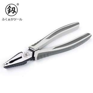 釰福冈工具釰牌精密便携省力钢丝钳多功能剪线拉线综合钳电工钳