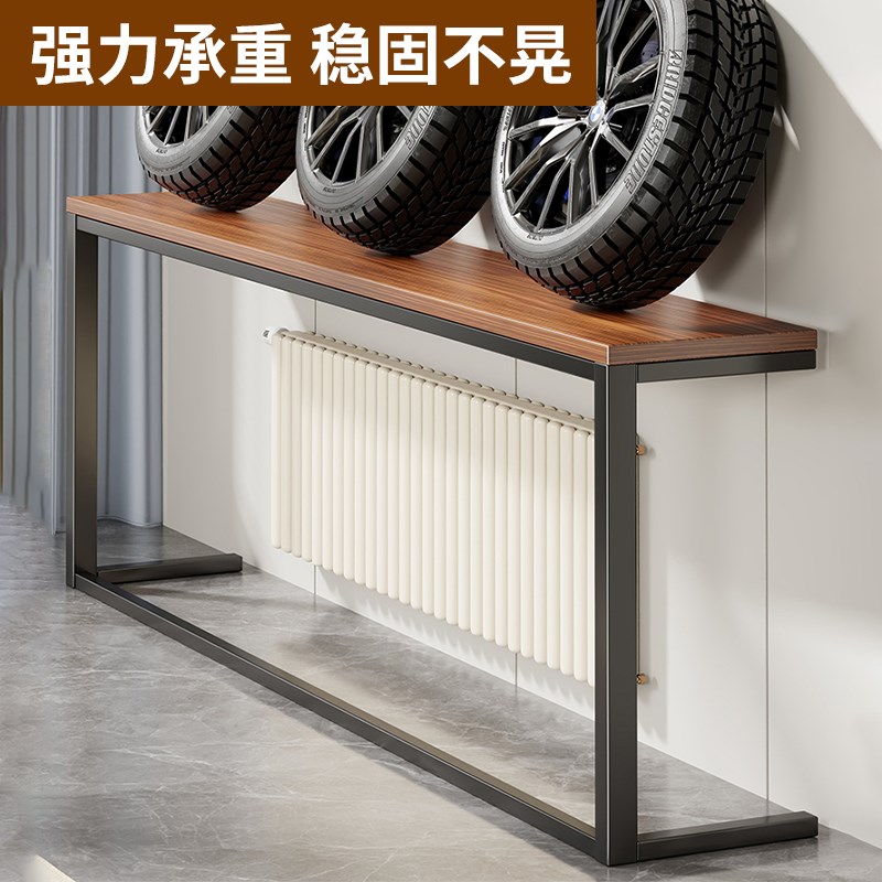 暖气片置物架客厅背景墙沙发后缝隙收纳柜落地靠墙窄长Z条桌子收