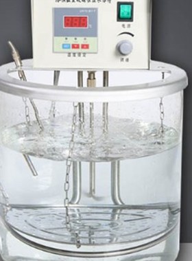 76-1bA数显恒温玻璃水浴槽 玻璃恒温水浴 精度0.5 粘度计水浴锅