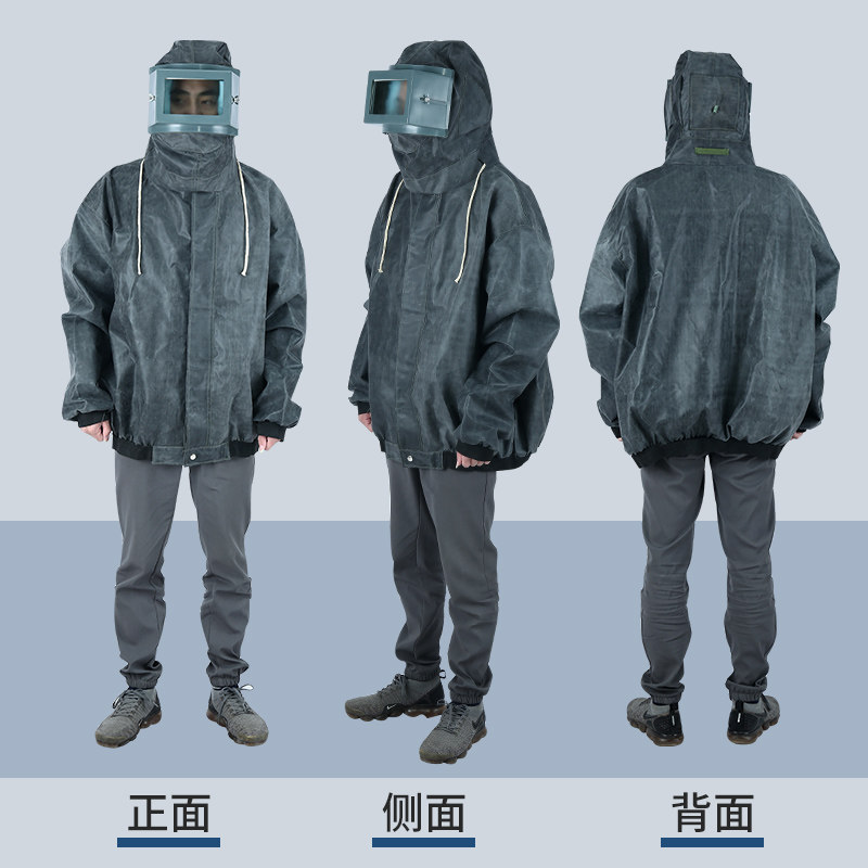 喷砂服打砂衣帆布加厚油漆涂料z分连体冲砂喷沙服专用防护服打磨,居家日用,防护服,淘宝优惠券,粉丝福利购,淘宝优惠卷