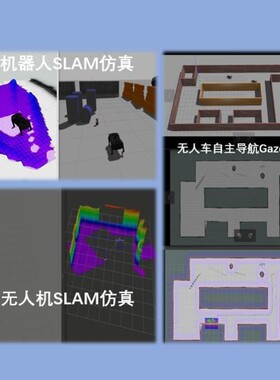 视觉SLAM/Lidar SLAM/VIO/LIO/Gazebo仿真/三维重建/项目指导代做