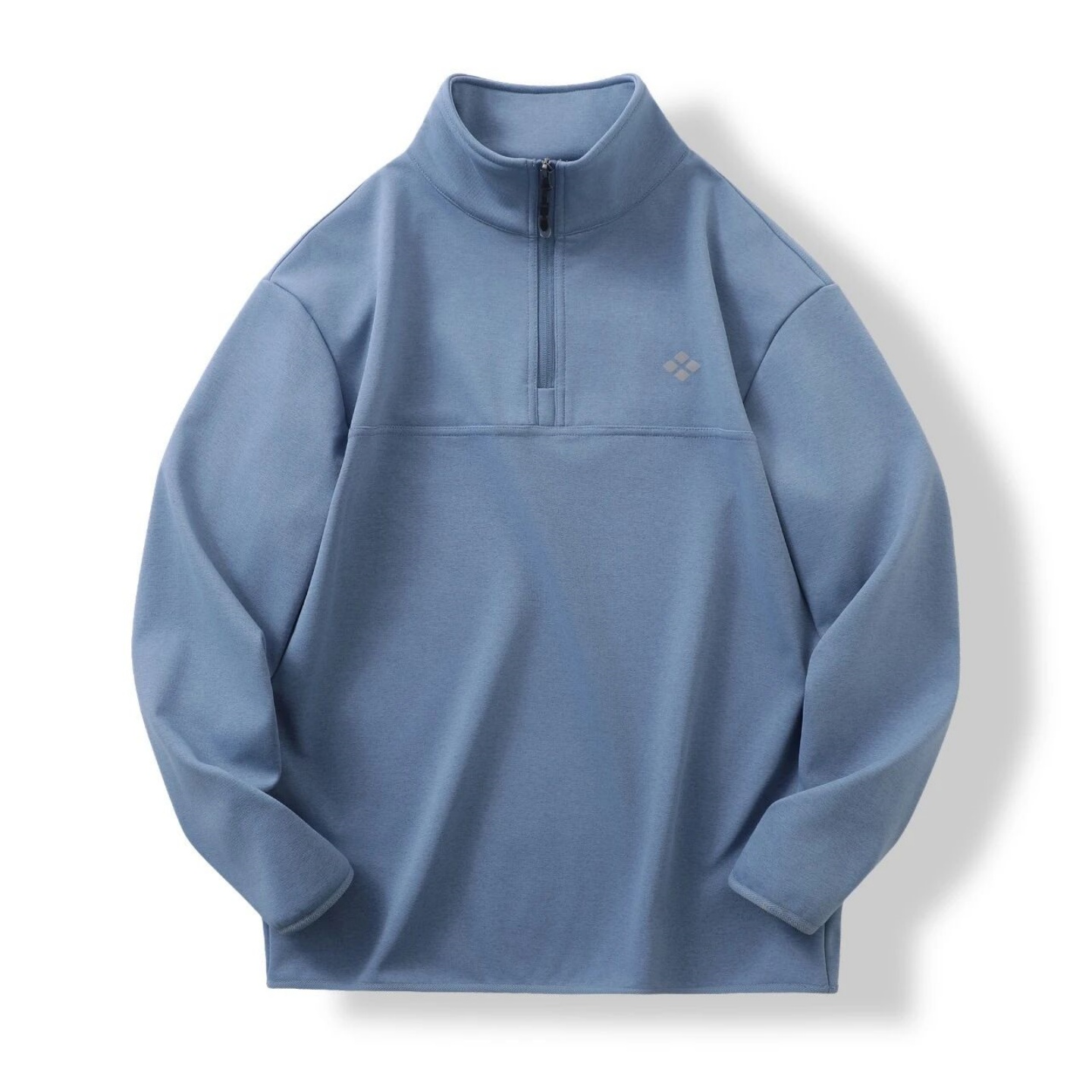 户外休闲加绒保暖半拉链立领卫衣