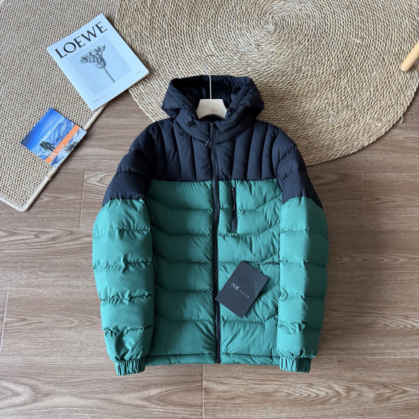 户外防风保暖可拆卸帽排骨型棉衣