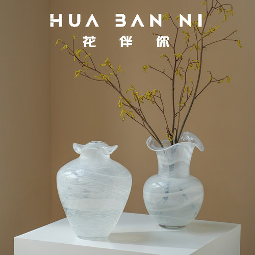 高级感新中式复古大肚琉璃花瓶