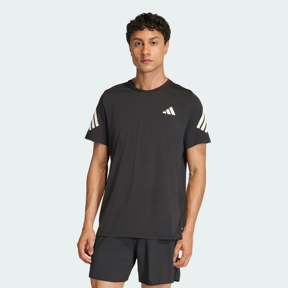 adidas阿迪达斯男子速干训练健身跑步运动短袖T恤上衣JZ7694