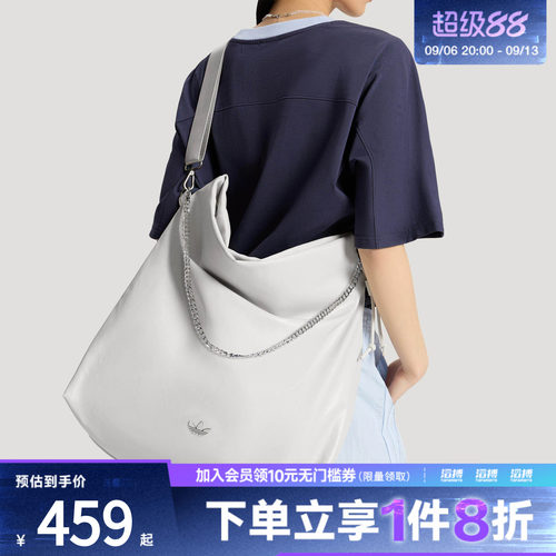 adidas阿迪达斯三叶草男女FNST SLDR XL运动休闲单肩包KS5158