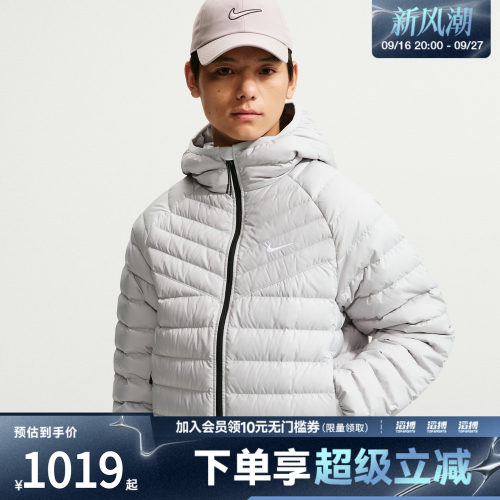 NIKE耐克男子AS NK WR LTWT FL MCRO运动休闲羽绒服JA0742-097