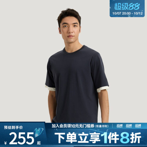 阿迪达斯男子休闲短袖KG0823