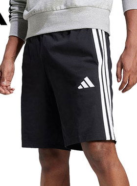 adidas阿迪达斯男子M 3S SJ 10 SHO户外跑步运动休闲短裤JE6405