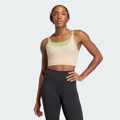 adidas阿迪达斯女子SEAMLESS GCABRA-L运动健身BRA内衣KQ5242