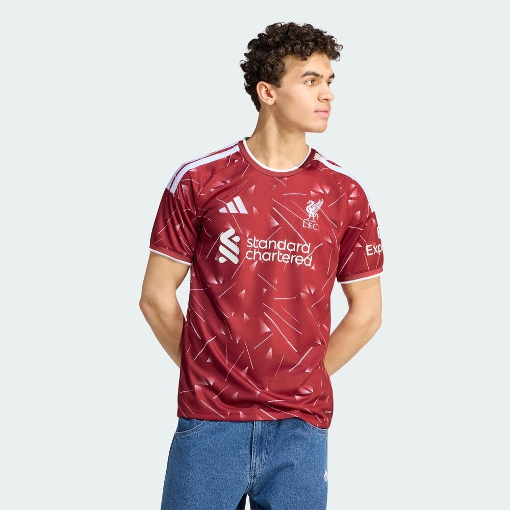 adidas阿迪达斯男子利物浦主场球迷版速干足球运动短袖球衣KA6852