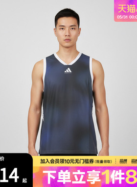 adidas阿迪达斯男子TOS TANK速干亲肤篮球运动无袖背心上衣LD2862