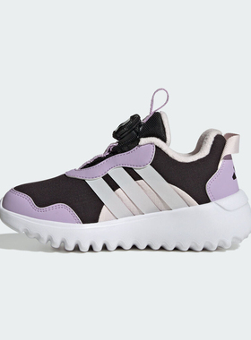 adidas阿迪达斯女小童ActiveFlex 4.0旋钮运动训练跑步鞋HP3603