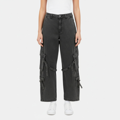 adidas阿迪达斯三叶草女子MULTI-PKT 运动休闲长裤KU9535