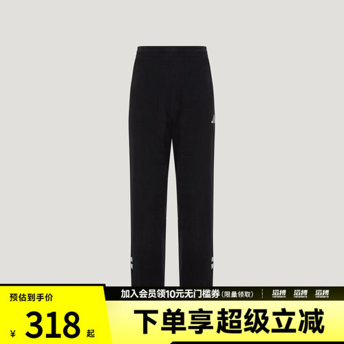 adidas阿迪达斯男子保暖直筒休闲运动长裤抽绳束脚卫裤KX6533