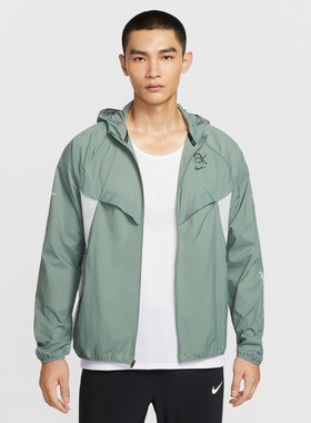 NIKE耐克男子跑步运动训练梭织连帽夹克外套HV2650-034