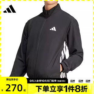 JKT短款 adidas阿迪達(dá)斯女子TE WOVEN 運(yùn)動(dòng)健身夾克外套JD6539