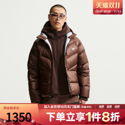 NIKE耐克男子AS NK WINDRUNNER STMNT运动休闲羽绒服HQ7791-216