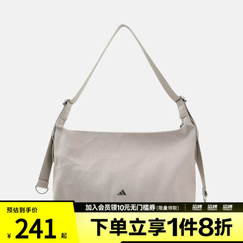 adidas阿迪达斯女子CANVAS BAG M运动休闲单肩包LE2053