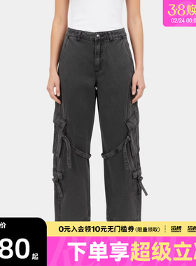 adidas阿迪达斯三叶草女子MULTI-PKT 运动休闲长裤KU9535