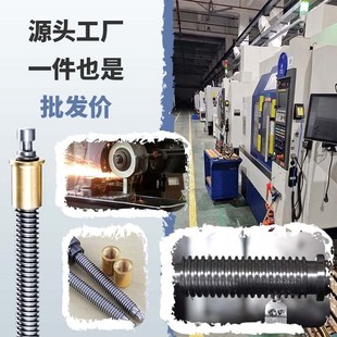 精密平口钳配件丝杆批士铜w套纯铜螺母铣床台钳虎钳螺杆精展专用