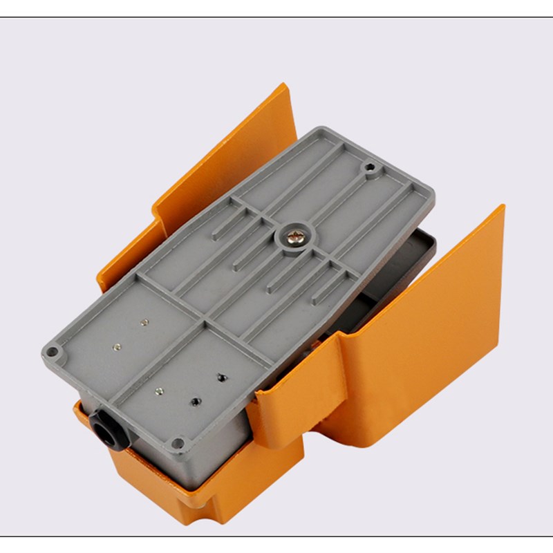 银触点脚踏开关LiTH-1/6 防水脚踩开关 机床配件全防护罩 铝壳开