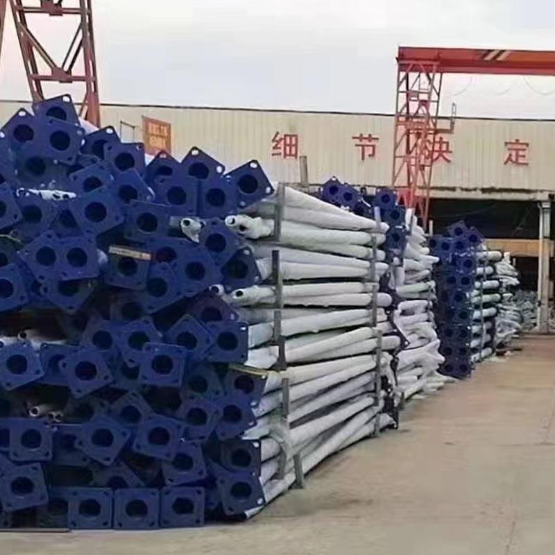 5米6米户外新农村道路太阳能路灯杆热镀锌市电工程路灯杆厂家