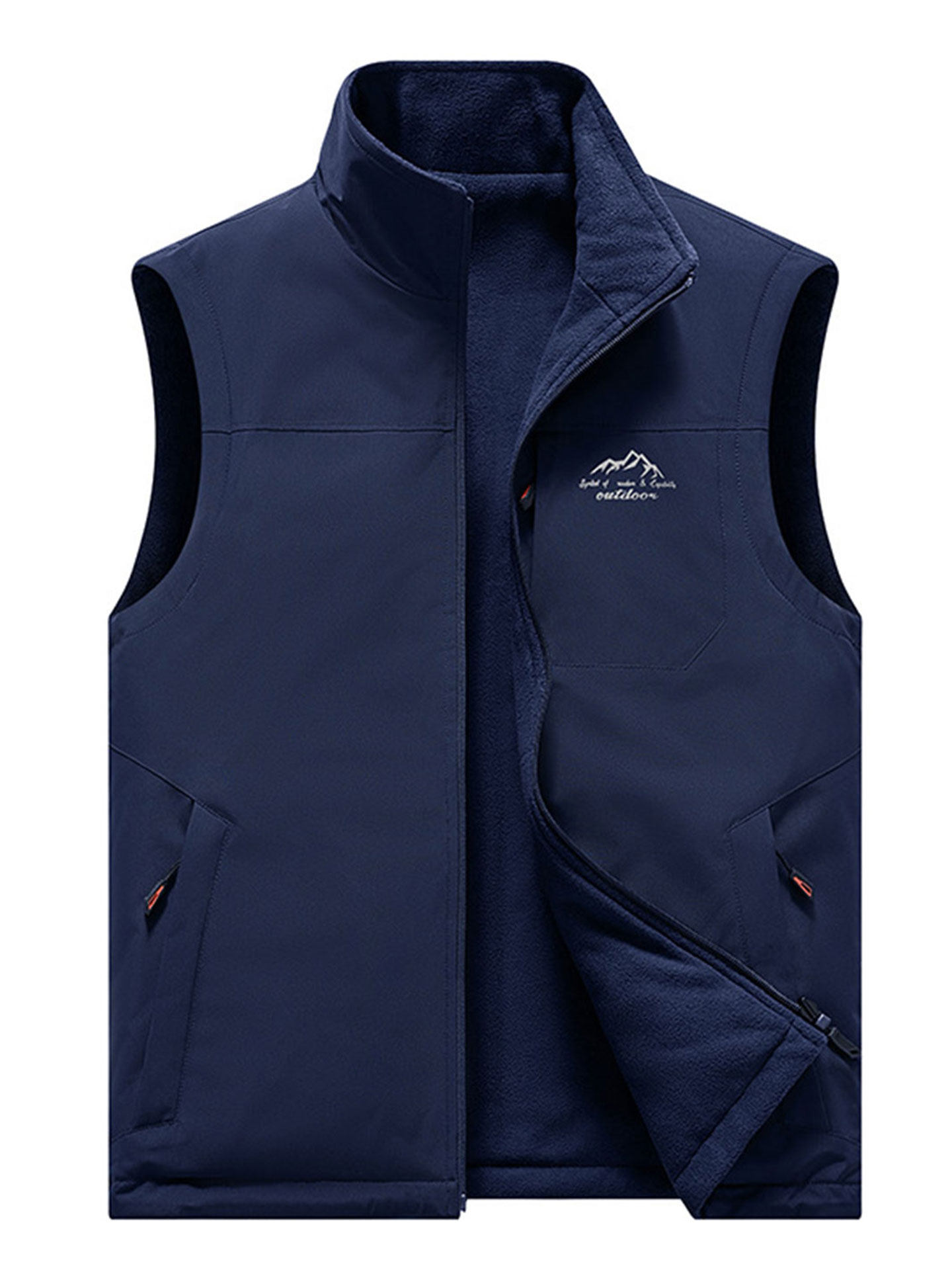 MK正品立领加绒马甲男秋冬季2025年新款高端保暖百搭男士背心外套,男装,常规马甲,淘宝优惠券,粉丝福利购,淘宝优惠卷