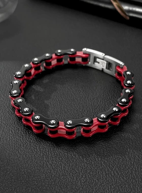 opk工厂|热销时尚潮流手链男士不锈钢个性嘻哈单车机车链手饰