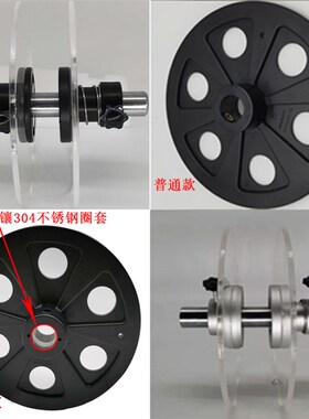 编带机挡料盘载带包装弹簧盘贴标机标签固定盘麦拉挡板上粘带卡盘