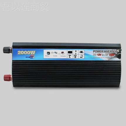 功率太阳能逆变器12V/24v转2大TVS01V000W电源转换器南非逆变器2