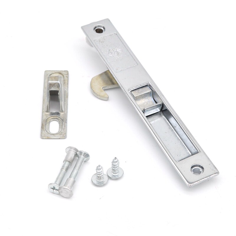 70 73老式铝合金钩锁单面勾锁窗锁扣推拉玻璃窗户锁移门窗锁配件