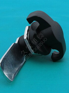 海坦黑色手柄锁 转舌锁MS714-3配电箱柜门锁MS722圆柱锁