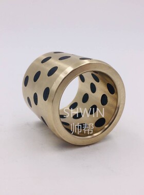 薄壁型石墨铜套铜合金无油衬套自润滑轴承MPBZU内径5 6 8 10 12MM
