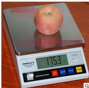 专业交直2用 珠宝电子秤 台秤 电子天平称5kg/0.1g厨房秤 包裹秤