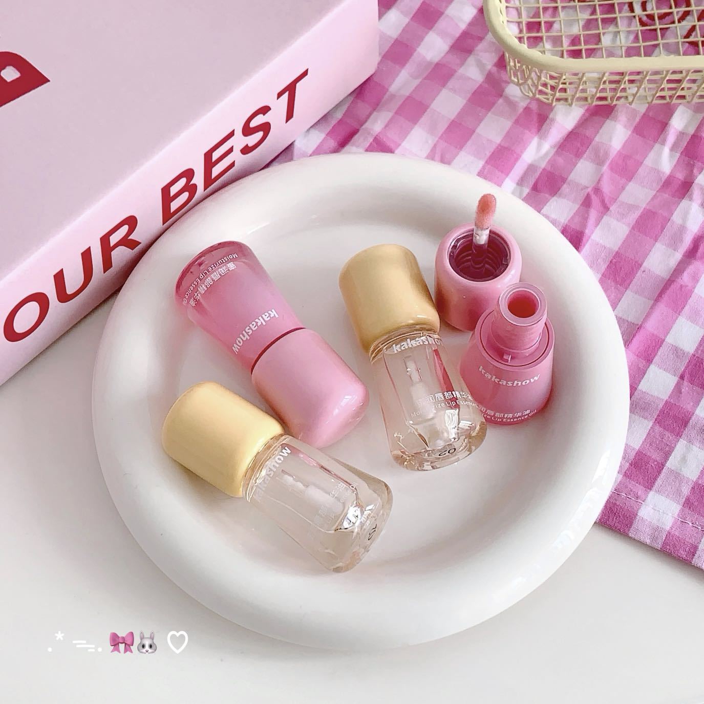 kakashow蜜润唇部精华油润唇保湿滋润淡化唇纹女防干裂唇部精华油