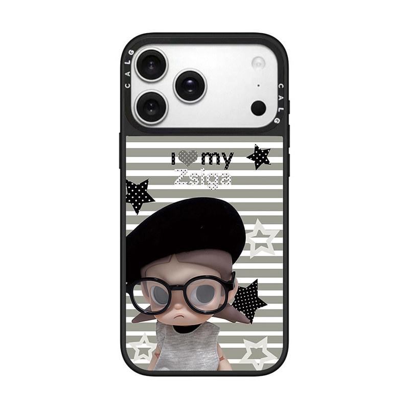 CALG卡通zsiga嘎子姐新款超火磁吸防摔iphone12 13 14 15 16 17promax适用苹果手机壳高级感小众2025网红爆款